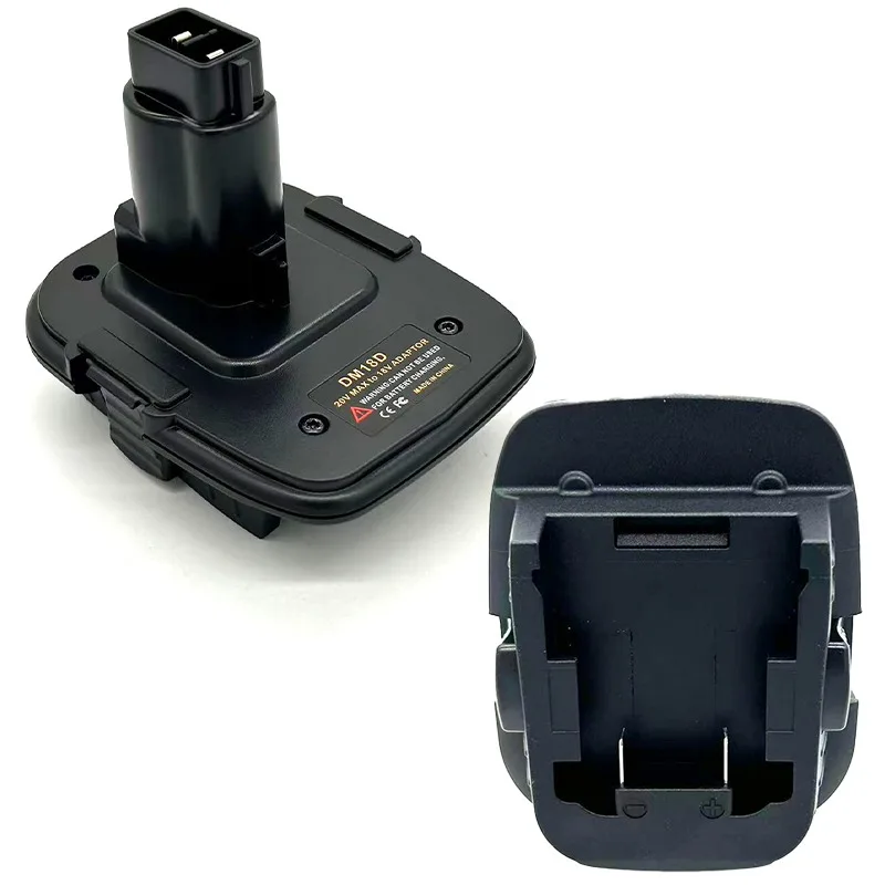 DM18D Battery Adapter for DW 18V NiCd/NiMH Power Tools Compatible with For DW/Milwaukee 18V/20V Lithium-ion Batteries with USB