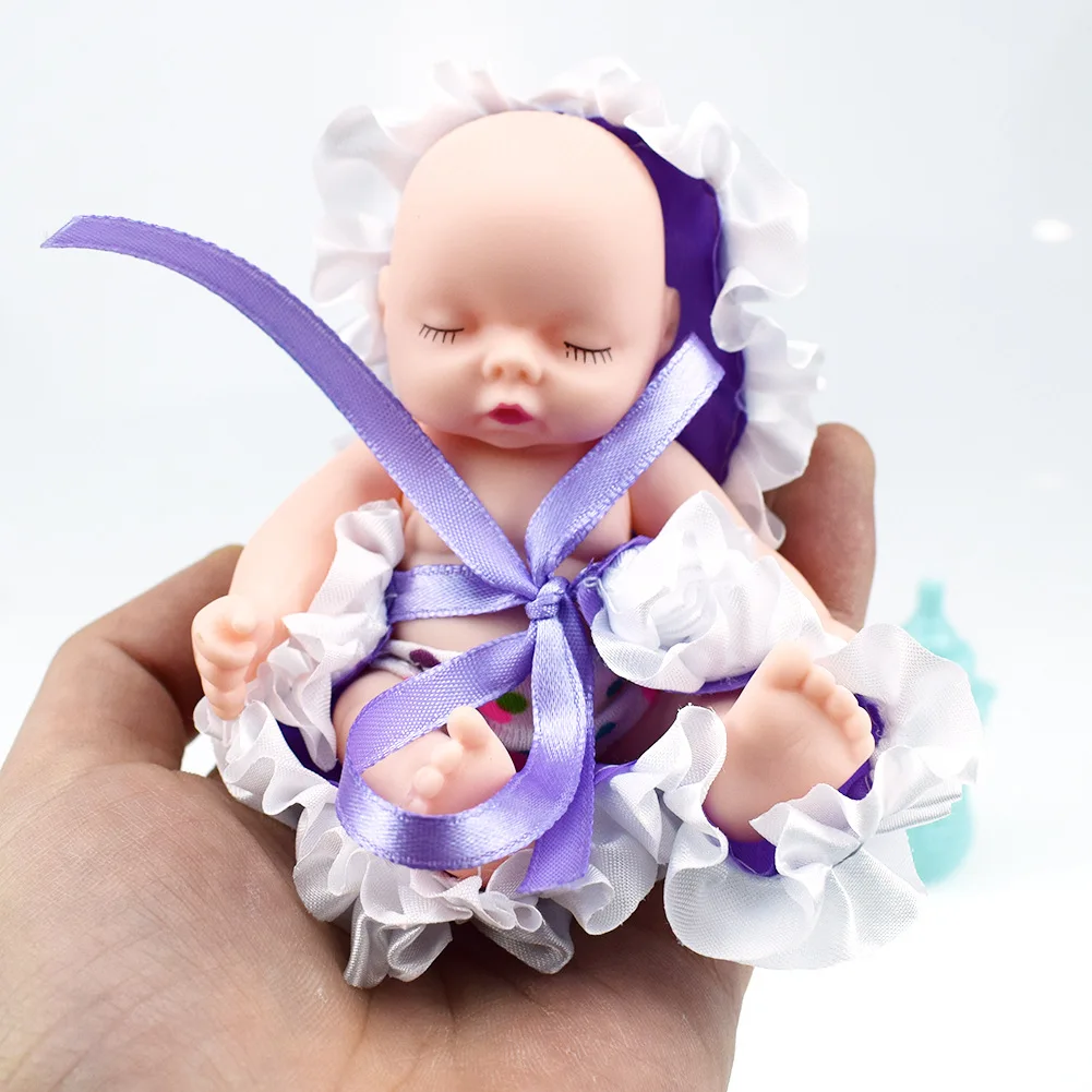 Cartoon Cute Pocket Baby Sleeping Doll Transparent Ball Toys Creative Cute Mini Baby Doll Ball Toys Children's Birthday Gifts