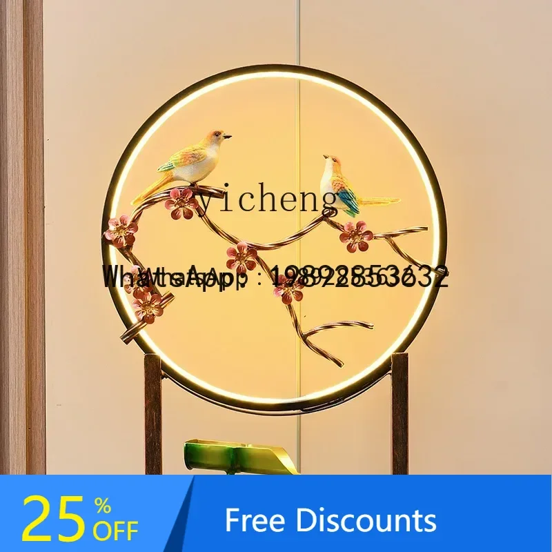 

X1Flowing Water Ornament Circulating Water Fake Mountain Floor-standing Wealth Feng Shui Wheel Opening Gift