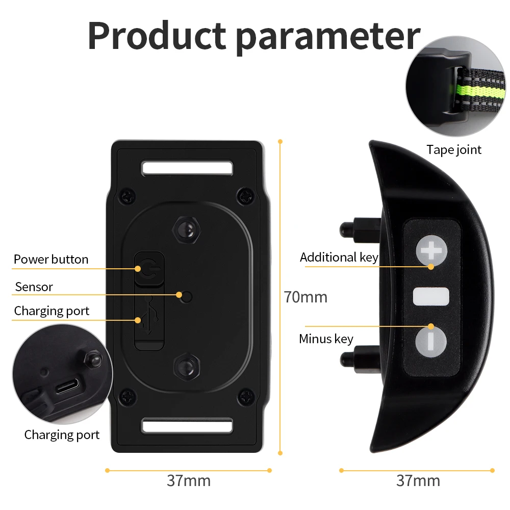 Anti Bark Dog Collar Electric Shock Vibration Sound with LED for Small Large Dogs No Barking Training Collar Dog Accessories - view 5