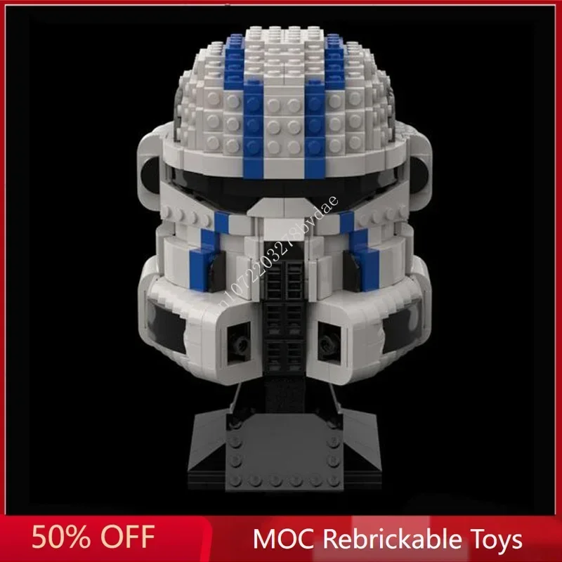 797 pièces Star Plan MOC casque commandant Keller MOC SpaceShip modèle de combat Puzzle personnalisé Architecture éducation assemblage modèle jouet