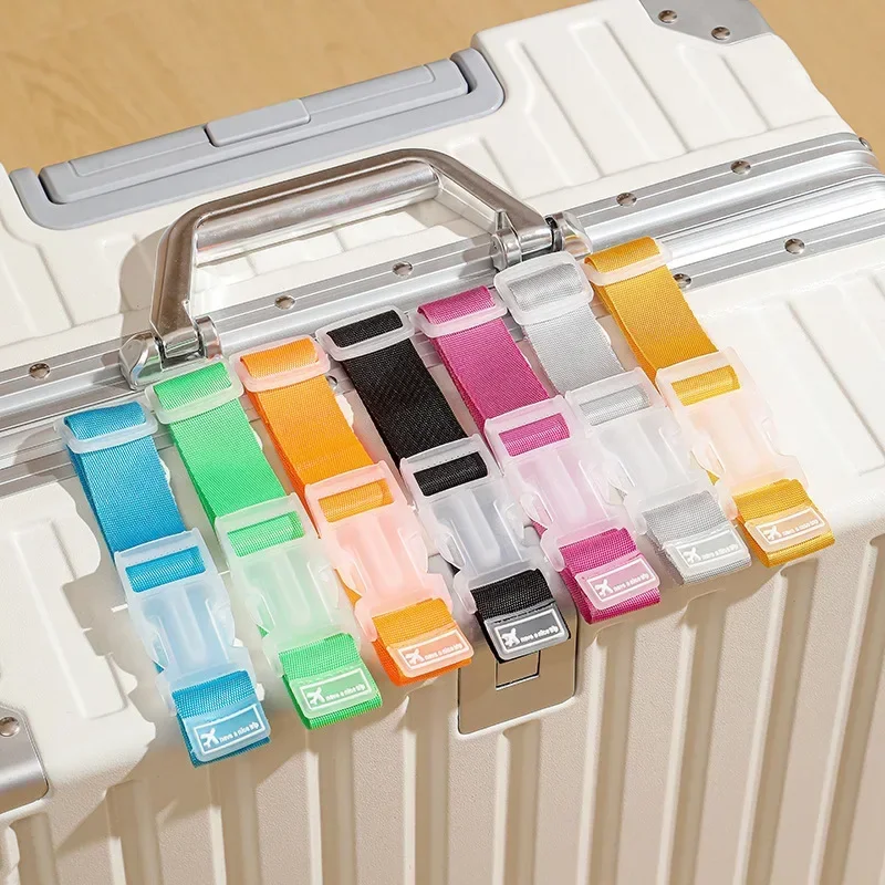 

10-100PCS Suitcase Hanging Buckle Fastener Portable Luggage Binding Strap for Travel Backpack Fixed Holder Luggage Accessories