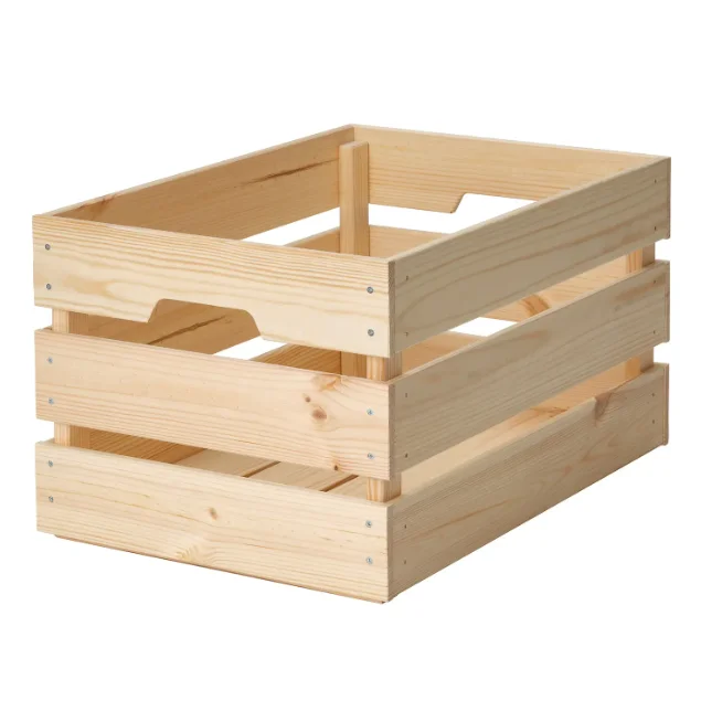 

Storage decorationbox pine wood 2 sizes Organizing boxes kitchen organizerboxes storage Laundry plant bottle boxes Modern Nordic