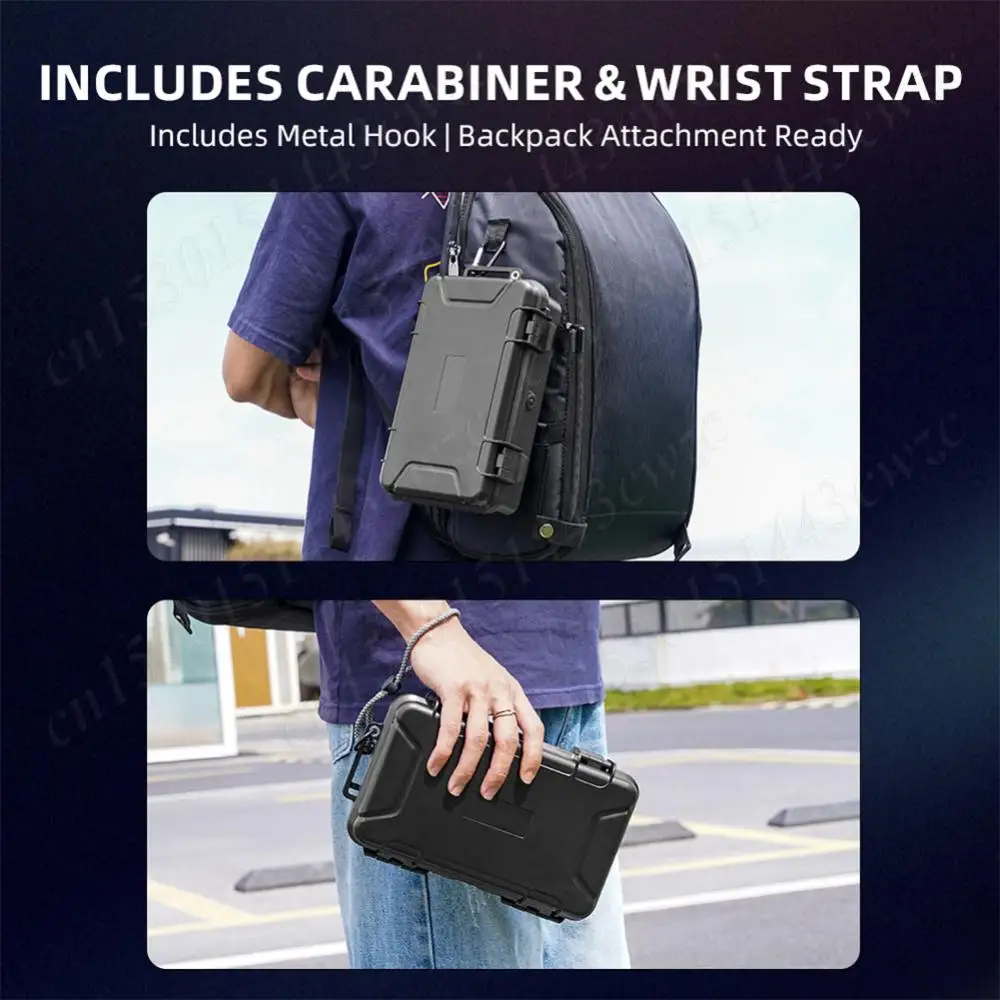 Twardy futerał do kamery sportowej Insta360 X5, duża pojemność, wodoodporne pudełko ochronne, walizka podróżna, akcesoria do kamery