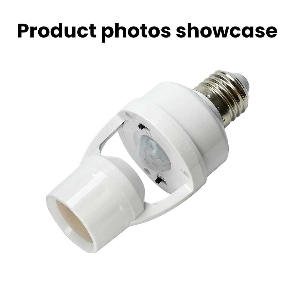 Infrarot-Bewegungsmelder E27-Fassungskonverter AC 100-240V Schraubfassung Kabellose Sensorlampe für die Hausautomatisierung – Detail 11