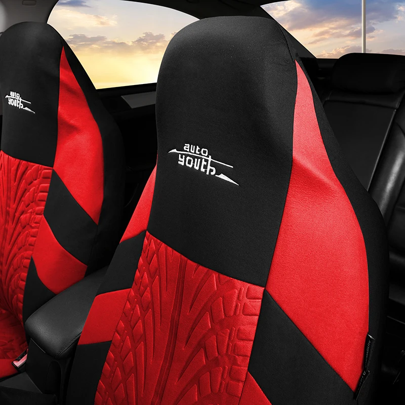 2 Stück vordere hohe Eimer-Autositzbezüge Universal für die meisten Autos Sport-Sitzschutz für Peugeot 107 für 1983 Camaro für Twingo 3 – Detail 2