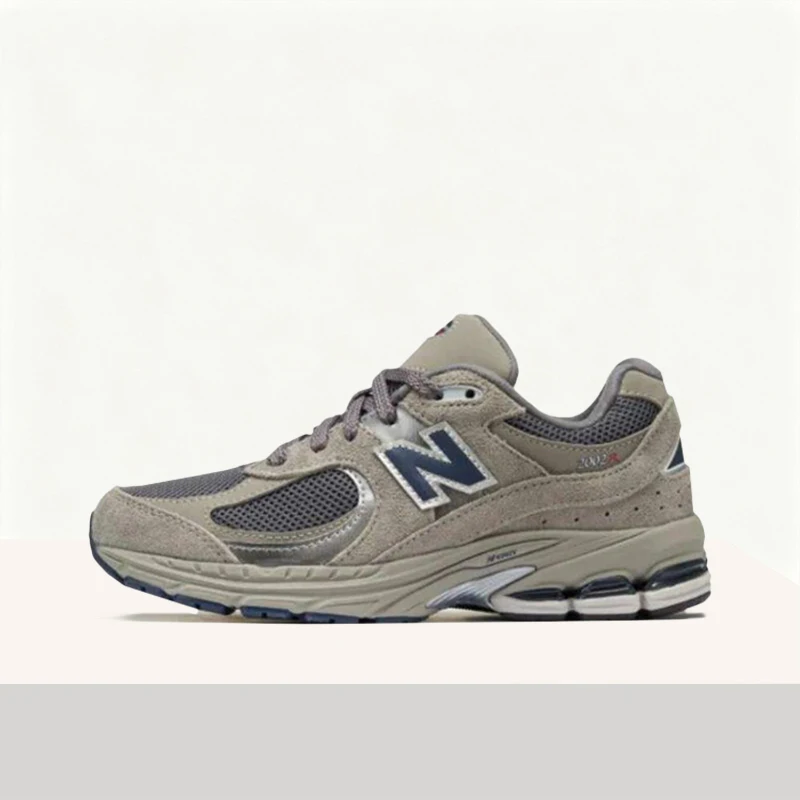 New Balance NB2002R Unisex Gray/Black Low-Top Runners – Versatile Shock-Absorbing Durable Sole & Everyday Comfort GC2002R0