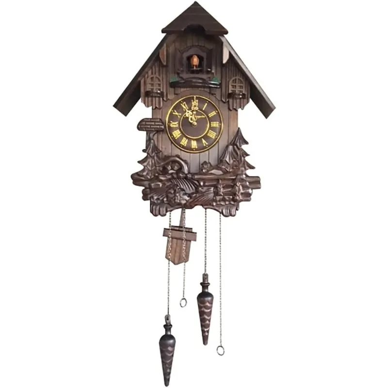 

Настенные часы Черный лес Деревянные часы с кукушкой. Часы ручной работы «Черный лес». Яркие звуки птиц с кукушкой на Hou