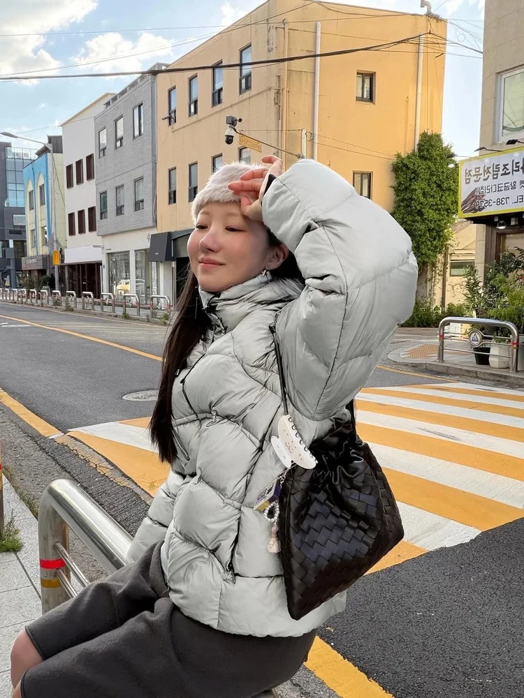   معطف شتوي نسائي فضفاض وخفيف الوزن ودافئ وملابس خارجية كاجوال للارتداء اليومي