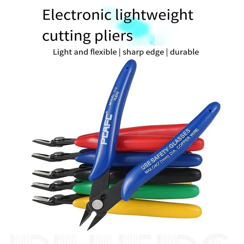 Mini Nose Cutting Plier Electrical Wire Cable Cutter Metal Side Snips Flush Pliers Convenient Durable Tool