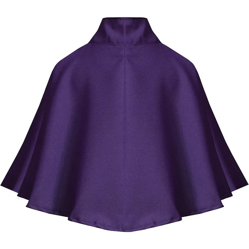 Unisex Short Thin Hooded Cape Cosplay Stage Costume Cloak for Men Women Kids Party Daily Wear 4