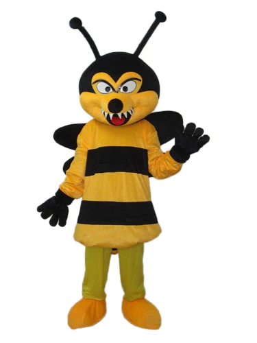 Neue Erwachsene Charakter Bee Maskottchen Kostüm Halloween Weihnachten Kleid Volle Körper Requisiten Outfit Maskottchen Kostüm