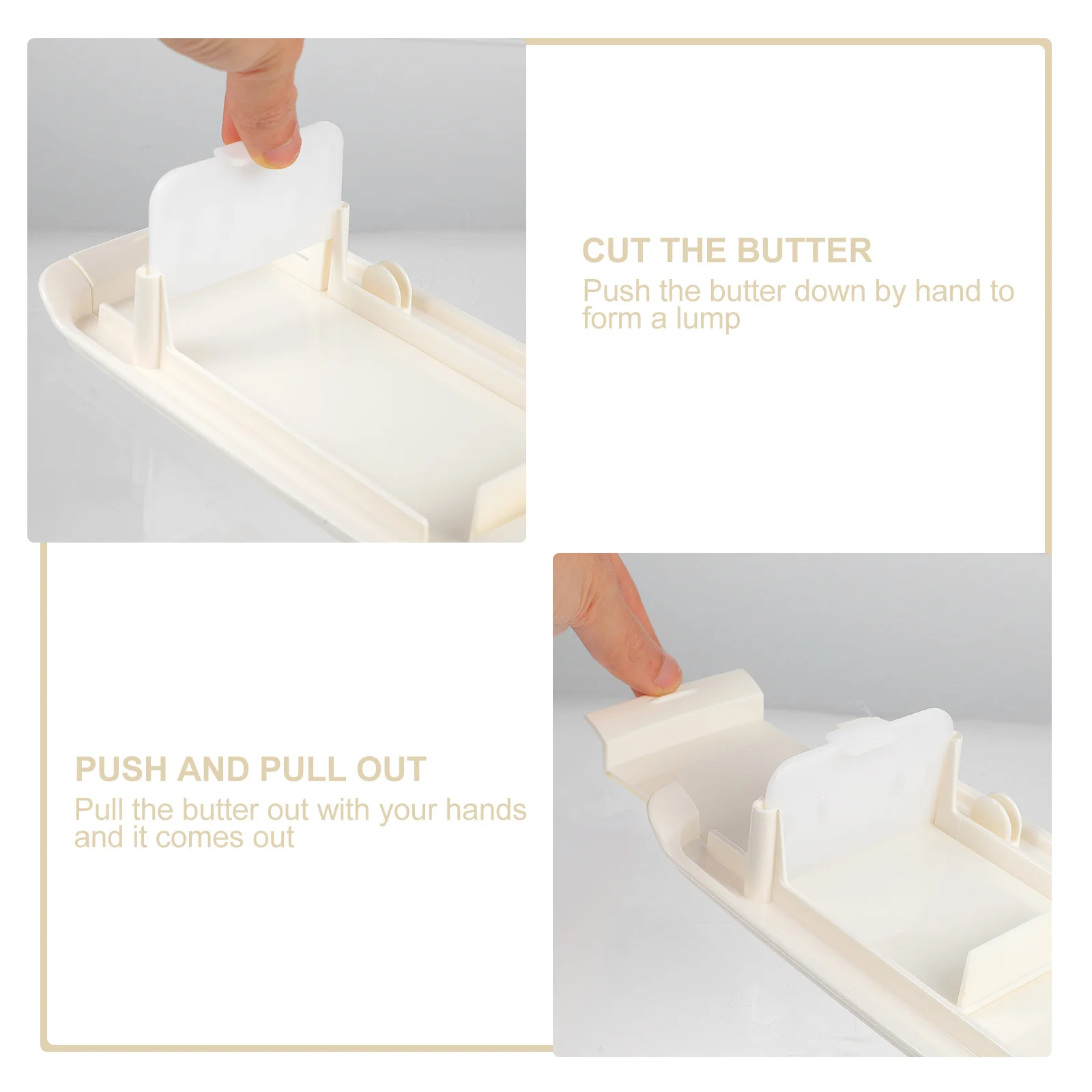 

Cutter Storage Box Premium Butter Container For Home Tableware Butter Slicer Household Kitchen Tool Smooth Easy Clean