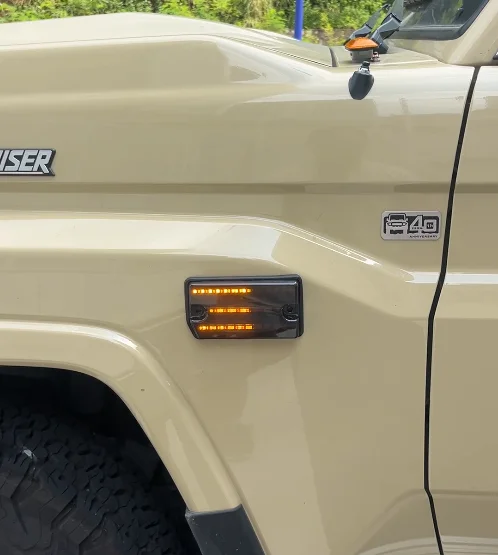 LED Side Indicator Lights Flowing Signal Lamp Side Marker For Toyota Land Cruiser 70 Series LC76 LC78 LC79 LC75 Accessories 07- view 2