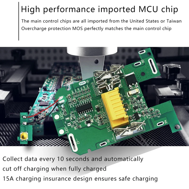 1PCS Per MT BL1830 Bordo di Protezione Della Carica Della Batteria Al Litio PCB Circuito di Protezione Da Corto Circuito Indicatore Della Batteria