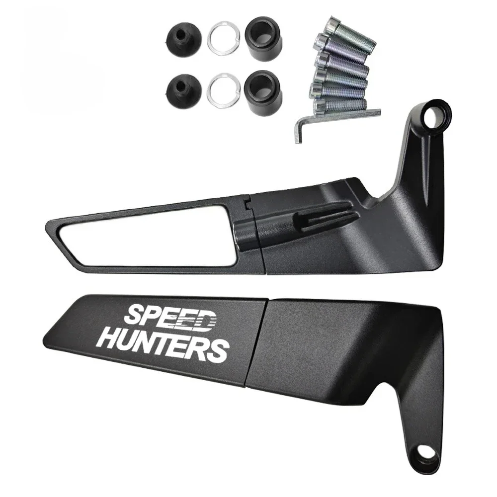 2 قطعة لسوزوكي بانديت S650 S 650 1250 1250S Bandit 1200 1200S 1200N دراجة نارية CNC مرآة الرؤية الخلفية الجناح الثابت