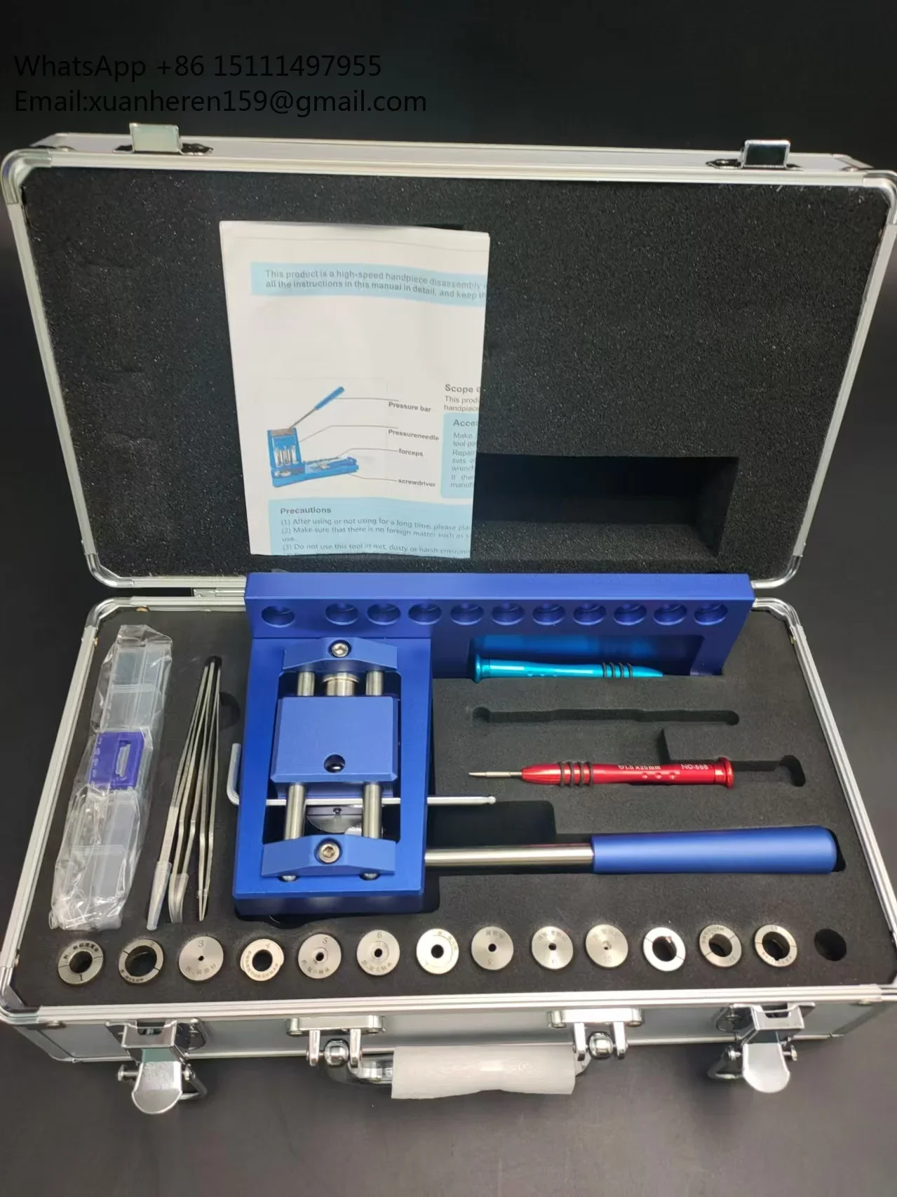 Multifunctional All-Metal Dental Turbine Cartridge Repair Kit High Quality Class I Zcs Xs-021 Easy-to-Use Oral Therapy Equipment