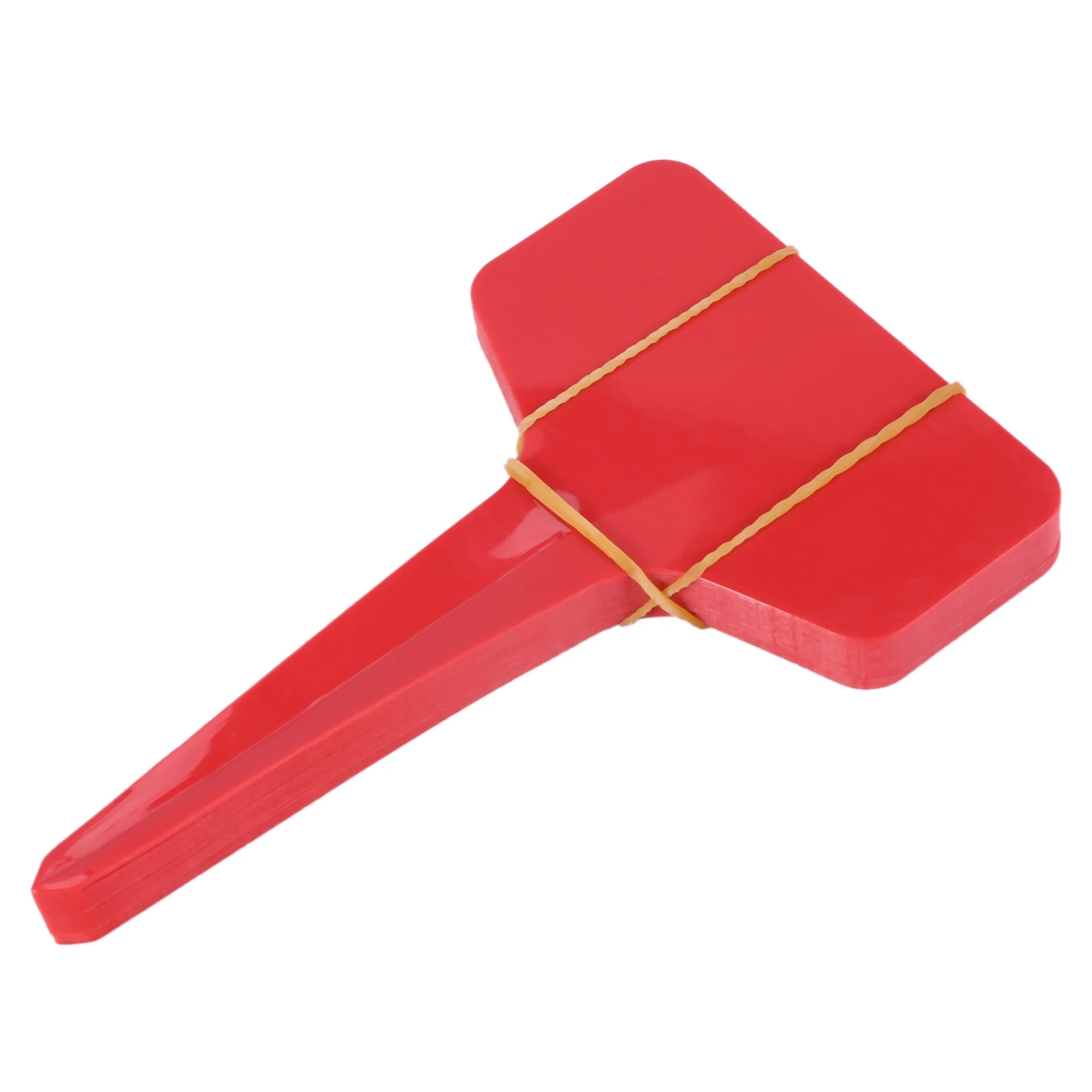 ป้ายต้นไม้พลาสติกกันน้ำหลากสี100ชิ้นป้ายต้นไม้รูปตัวทีป้ายสวนสำหรับสถานรับเลี้ยงเด็กแบบ6 X10cm 5สี