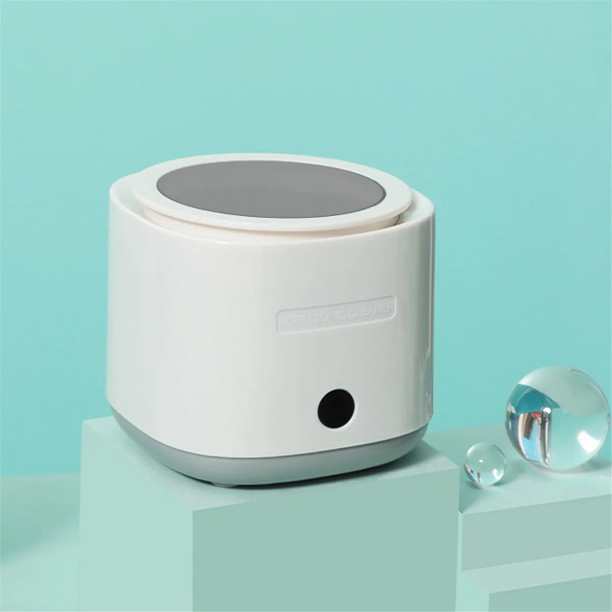 Spina americana, pulitore ad ultrasuoni da 30 W per protesi, gioielli, fermo, pulitore ad ultrasuoni portatile per uso domestico o in viaggio-HIM