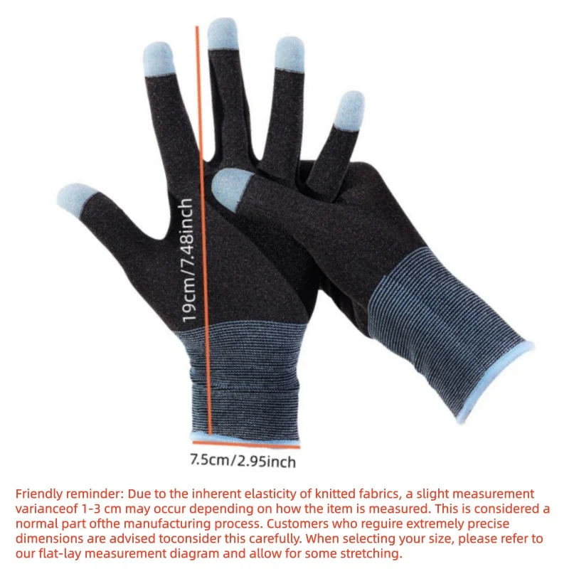 Picture 7: New E-sports Game Finger Cover Mobile Phone Tablet Touch Screen Gloves Cold-proof Warm Anti-static Five-finger Two-finger Gloves