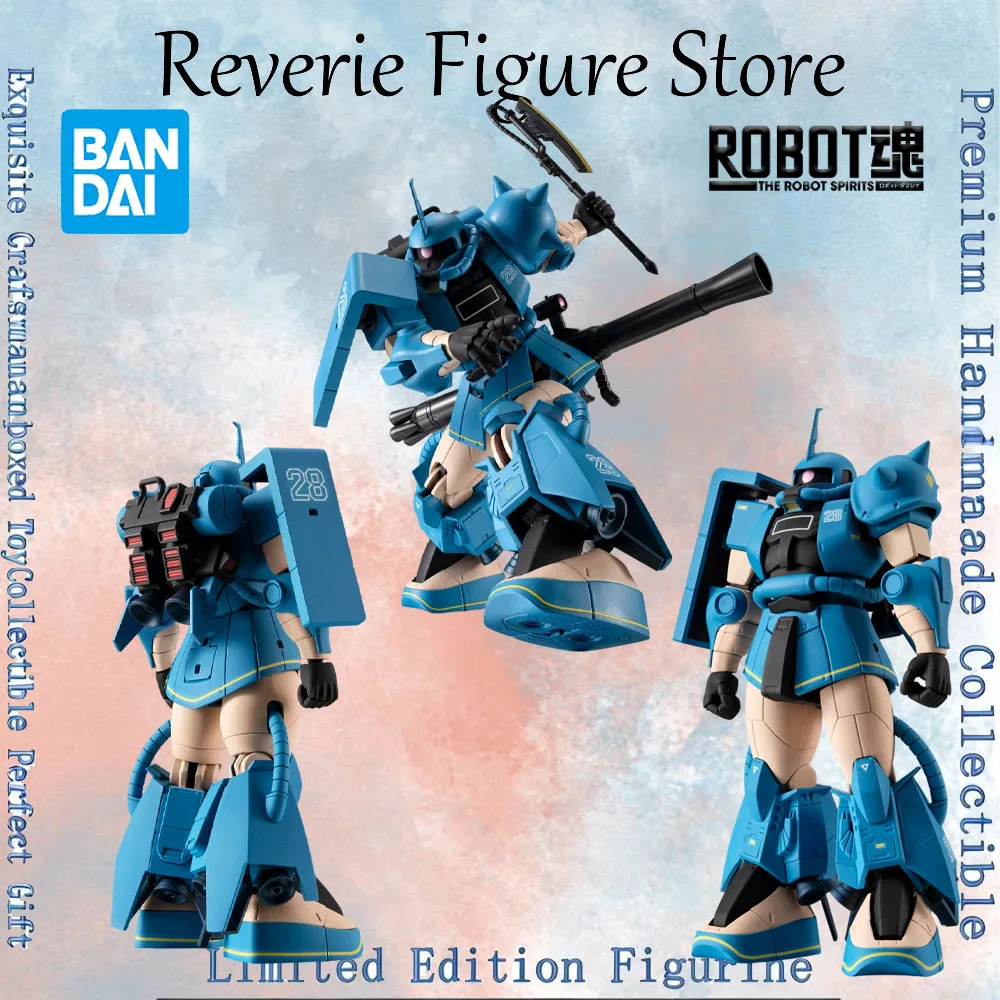 Оригинальная фигурка Bandai Robot Spirits Ver A N I M E Ms 06R 2 Zaku II High Mobility Type Robert Gilliam Custom Gundam