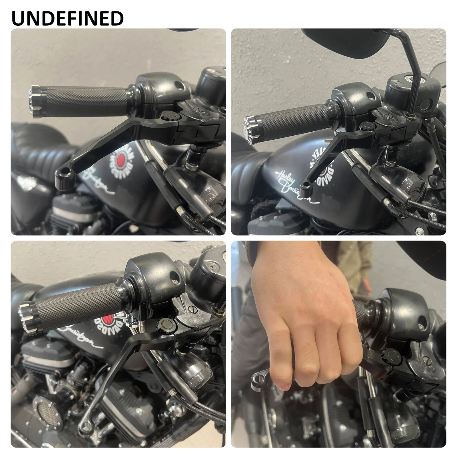 Motorcycle Levers Brake Clutch Handle Lever Adjustable for Harley 2015-2024 Softail Fat Boy FLSB Street Bob FXBB Breakout FXLRS view 3
