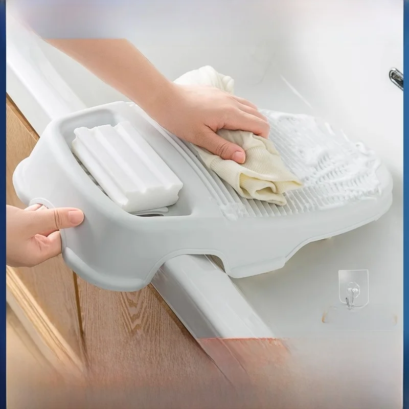 

New Sle Thiened Laundry Board Home Use Student Dormi Utili Sink Small Agitator Board Laundry Care Tools