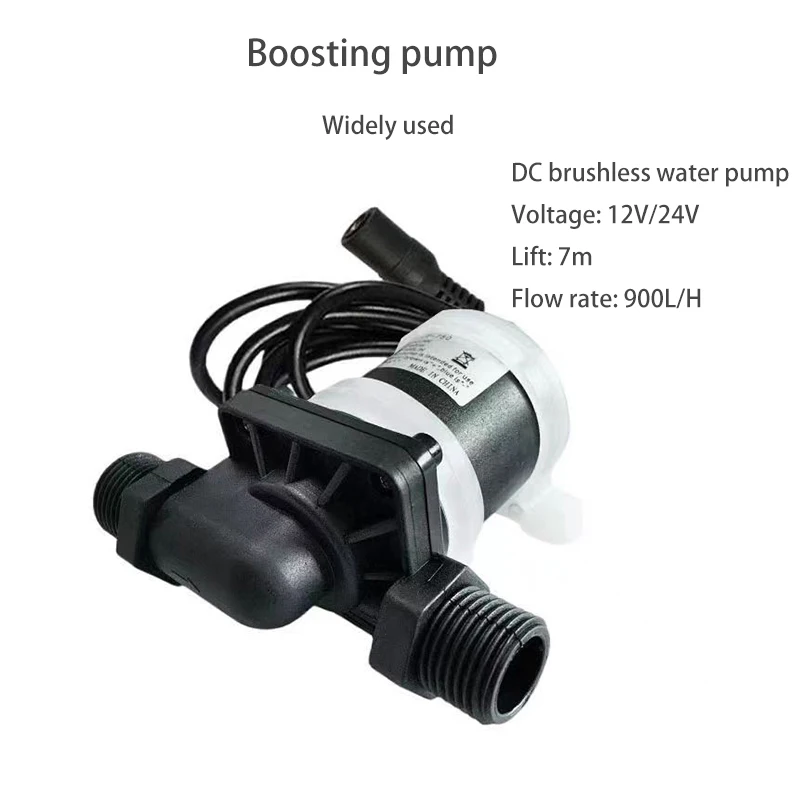 Mini Low Noise Brushless Motor DC12V 24V Submersible Water Pump For RV Water Heater Pressurized Circulating Water Pump