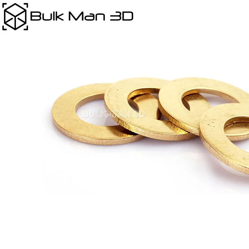 50pcs/lot 10x5x1mm/8x5x1mm Brass Precision Shim Slot Flat Washer M5 Precise Gasket Pad Sheet Metal Collar