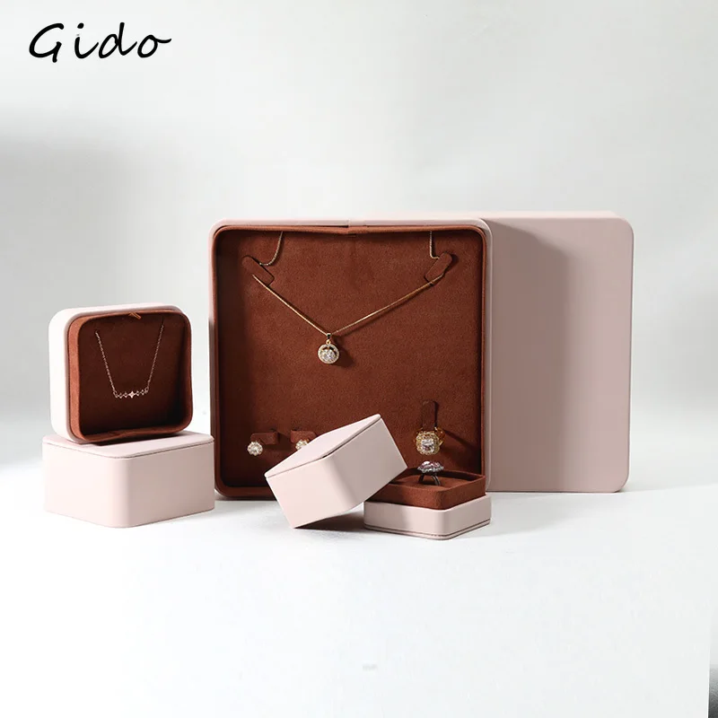 

Минималистичная шкатулка для драгоценностей TikTok Red Note, популярный органайзер для колец и ожерелья, упаковка для серег, браслетов, подарочный чехол для хранения