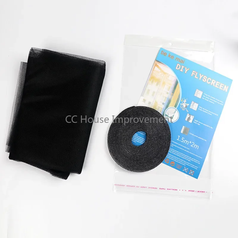 Bedroom Window Mosquito Nets Insect Fly Screen Curtain Indoor Anti Mosquito Fly Bug Mesh Mosquito Nets Insect Screen Repair Tape