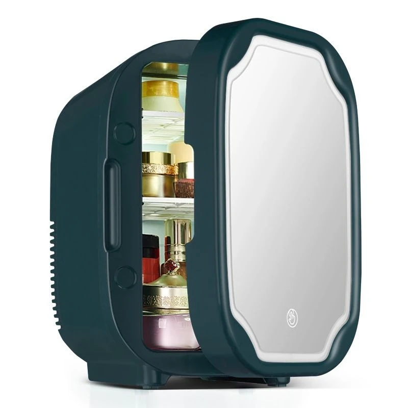 Beauty Cosmetics Koelkast 8L Minikoelkast met LED Make-upspiegel Koelkast Student