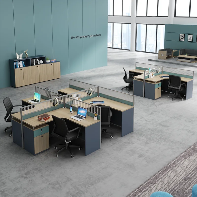 

# Modern Commercial Ergonomic Durable Office Furniture Set Modular Cubicle Partition Screen Workstation Desk