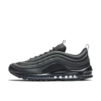 Nike's nouvelle annonce Air Max 97 bas haut confortable respirant chaussures de course décontractées hommes et femmes baskets noires