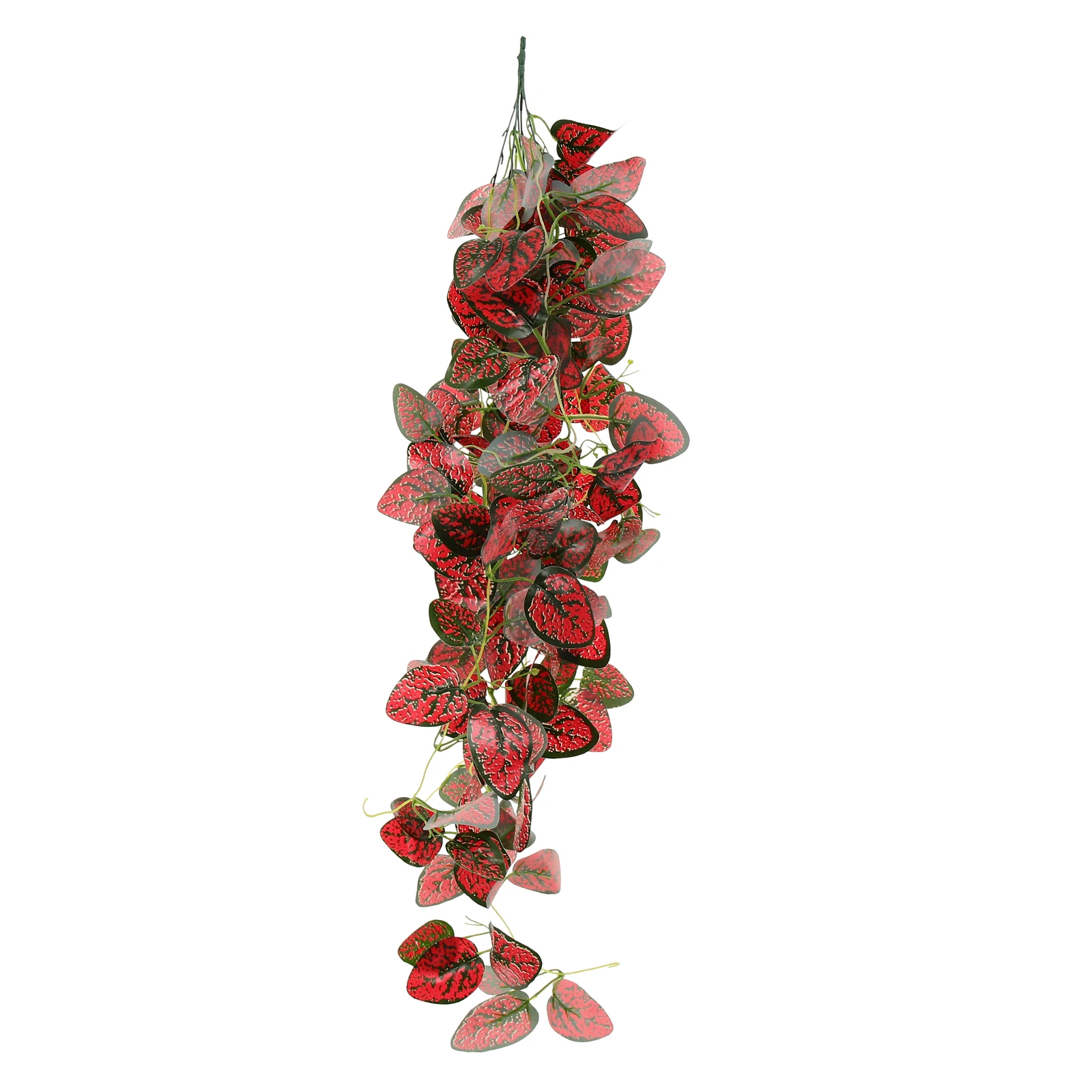 

Simulation Green Plant Decorative Hanging Vines Spotted Leaves for Wall Indoor Garden Fake Plants nament Long Lasting