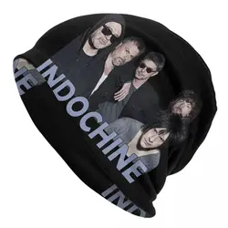 Indochine (5) Warm Knitted Cap Hip Hop Bonnet Hat Autumn Winter Outdoor Beanies Hats for Men Women Adult