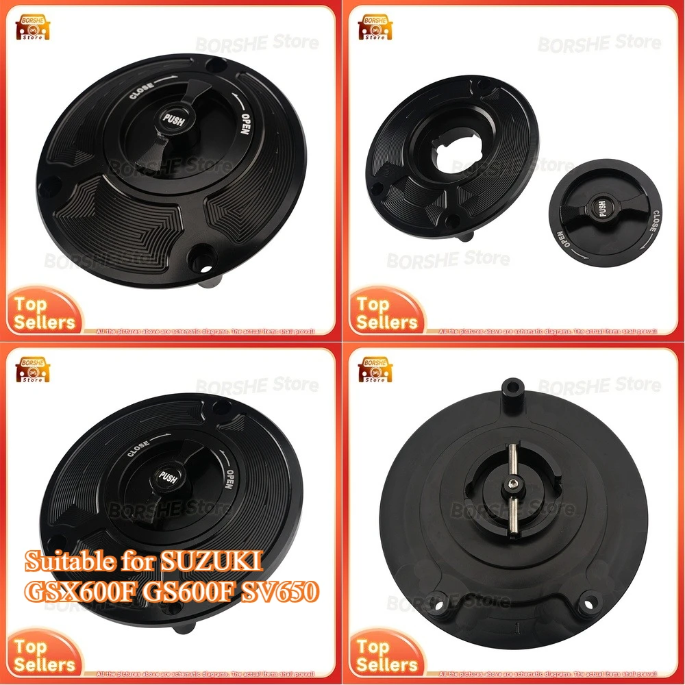 

2026 Suitable for Honda CBR650R CB500X CB400X 3 Hole Aluminum Quick Release Fuel Tank Cap Gas Cap