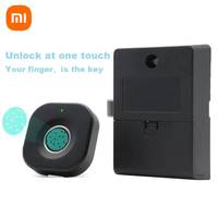 Xiaomi Intelligence Electronic Door Lock Keyless Lock For Drawer Cabinet Locker Furniture Fingerprint Tuya APP Unlock Smart Lock