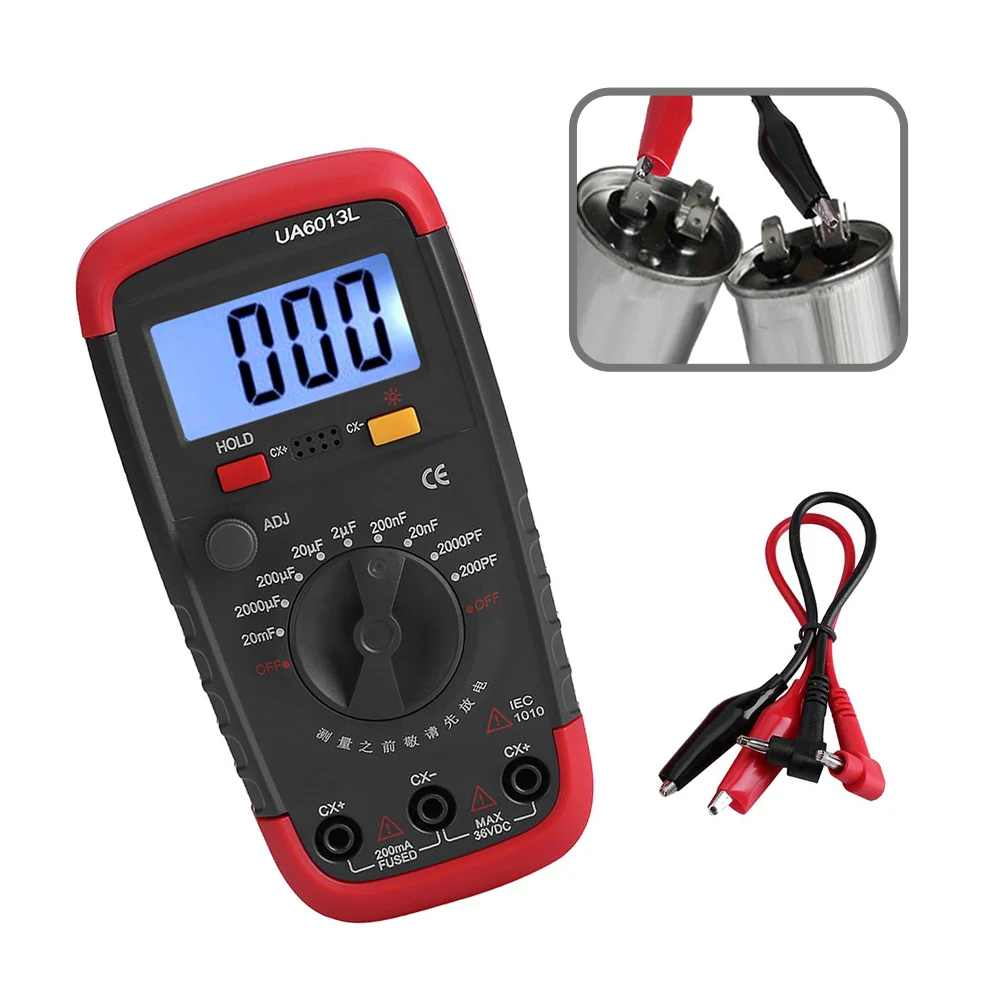 

Component Analyzer Capacitance Tester For Electronics Repair Backlight Function Discharge Protection 0.8 Basic Accuracy