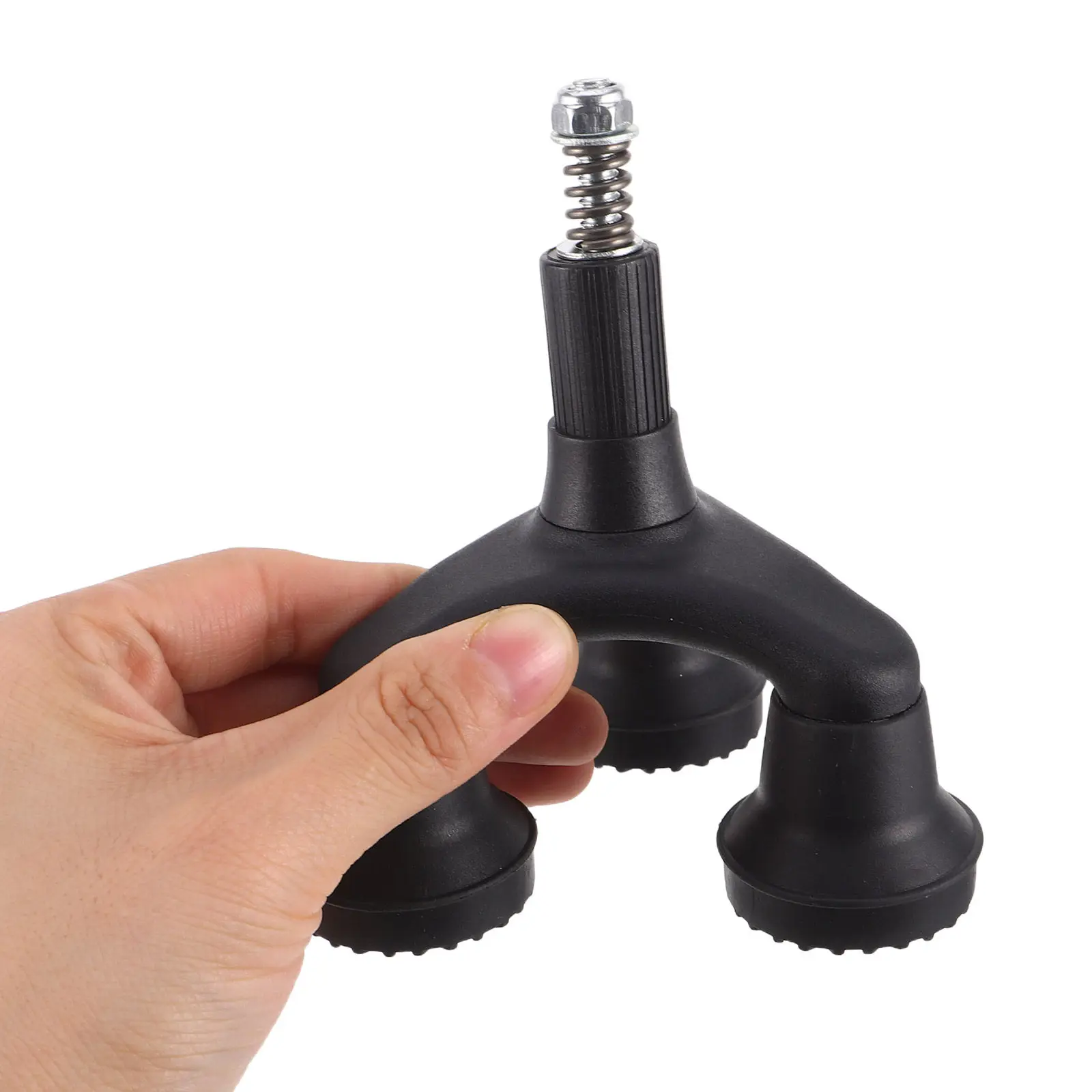 

Stable Tripod Cane Tip Replacement Shock-Absorbing Non-Slip Walking Cane Foot for Elderly Safety Indoor Outdoor Mobility Aid