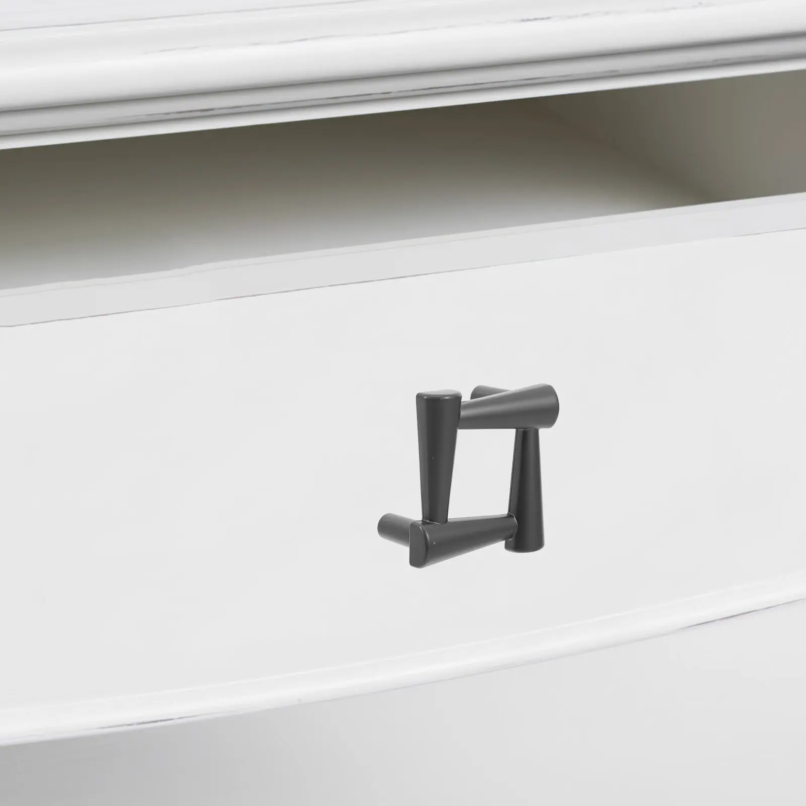 Creative Zinc Alloy Cabinet Pull Handle Sleek Contemporary Design Strong Corrosion Resistant for Dresser Drawers Closets
