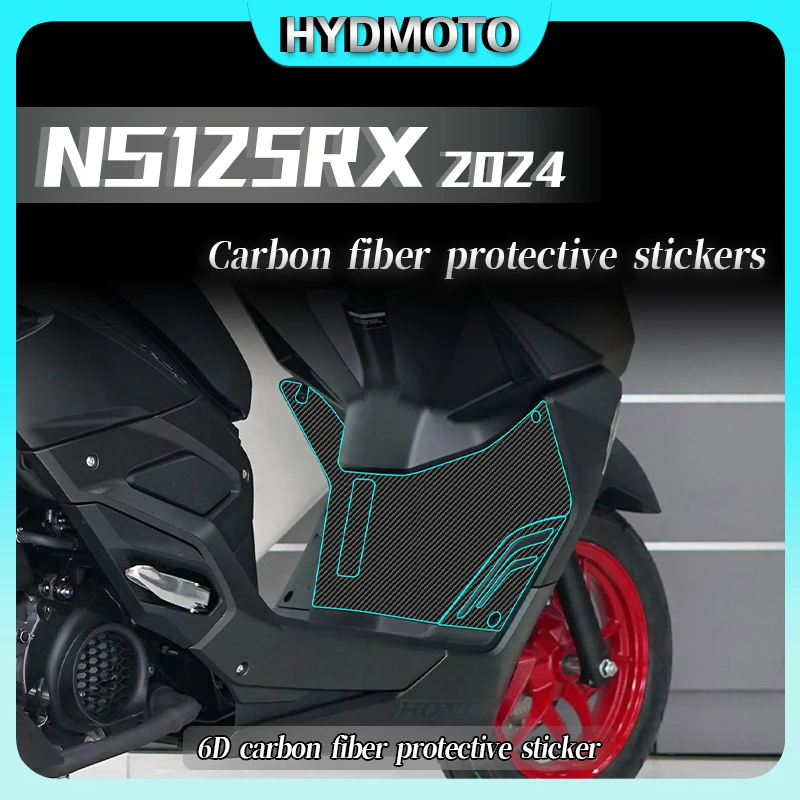 Untuk Honda NS125RX 2024 stiker 6D serat karbon Semua stiker bodi mobil film pelindung Aksesori antigores moto modifikasi