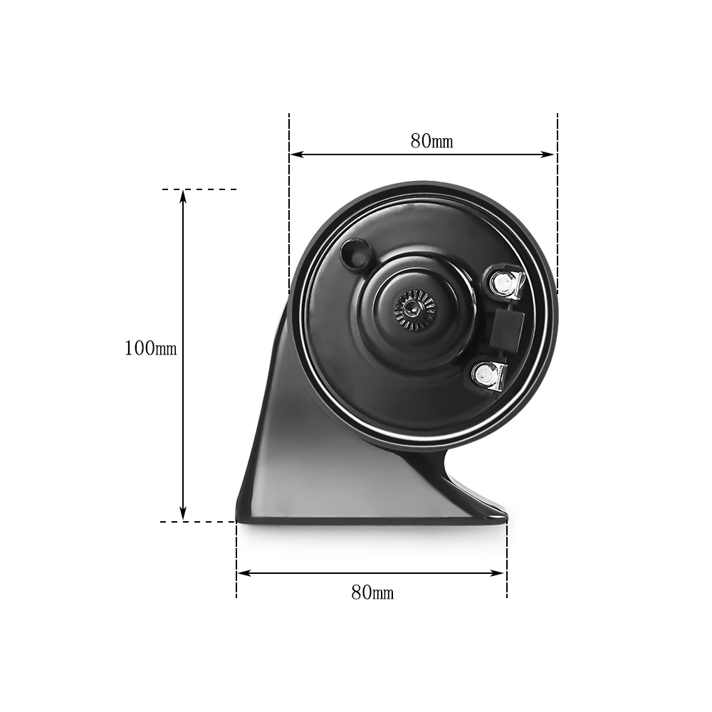 سيارة 12 فولت 150dB 10 الصوت الموسيقية الإلكترونية القرن تحكم منظم رصد الحلزون الأبواق صفارة الإنذار الكهربائية #4