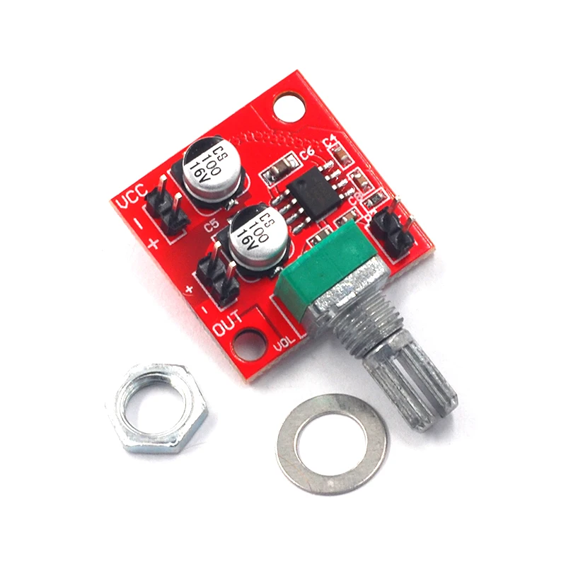 LM386 Electret Mic Amplifier Board Mic Amplification Module 20-200x Amplification DC4V-12V