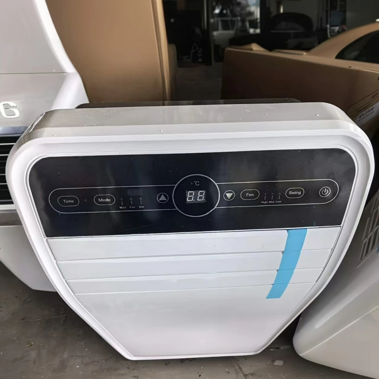 X Factory Direct 9000BTU Portable Air Conditioner Cooling Only Single Cool Mobile AC  for Europe Heat Wave Home Rental Room
