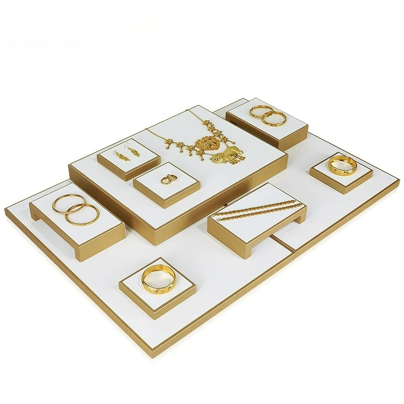 

Jewelry display props, jade, jadeite, silver jewelry display table, counter bottom, pendant display table