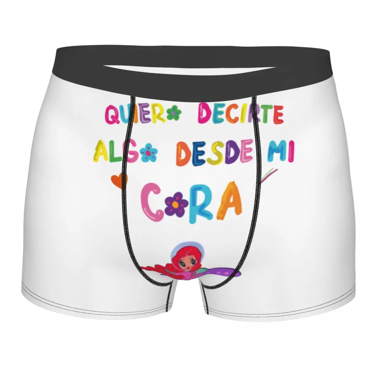 

Мужские трусы-боксеры Karol G Tropicoqueta: мягкие шорты для мужчин, вдохновленные колумбийской музыкой