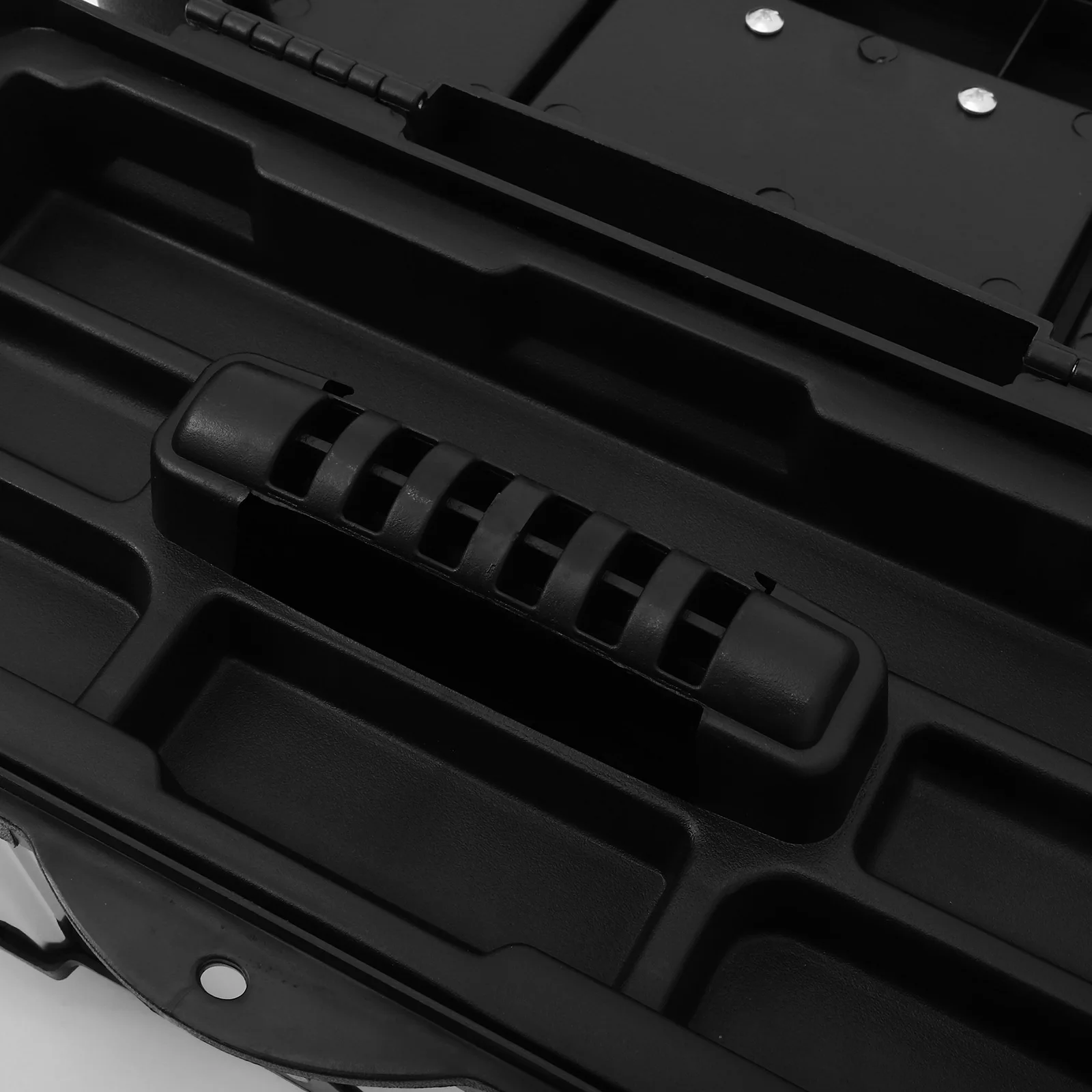 กล่องเครื่องมือสแตนเลส 17 นิ้ว Heavy Duty Double Layer กล่องเก็บเครื่องมือกระเป๋าเดินทาง H ถือคอนเทนเนอร์ ganizer