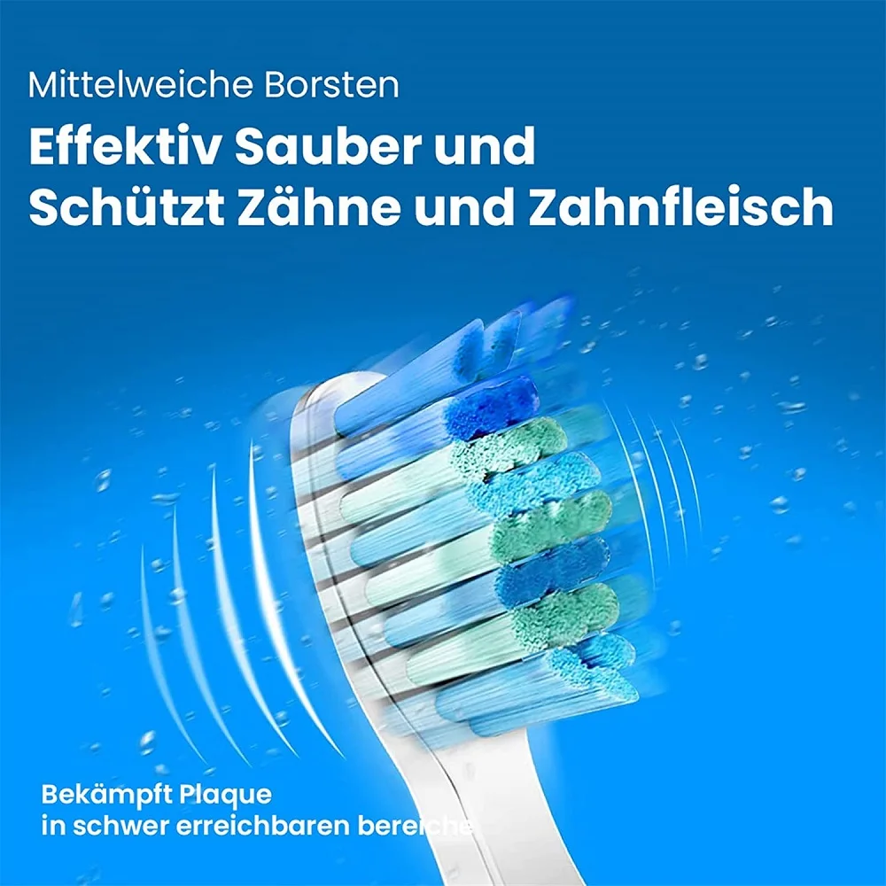 Bộ 10 Đầu Bàn Chải Đánh Răng Cho Fairywill Âm Bàn Chải Đánh Răng Điện Thay Thế Du Pont Đầu FW-507/508/515/551/917/959/2011/D1/D3/D7