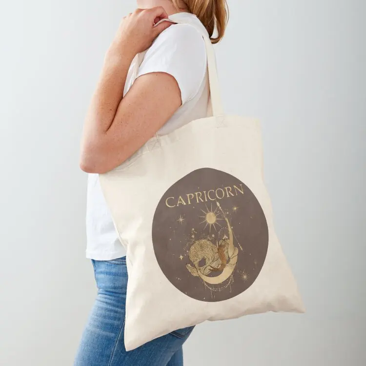 

Capricorn zodiac woman Tote Bag Customizable tote bag sac pour femme shopper bags for women Canvas bag for women